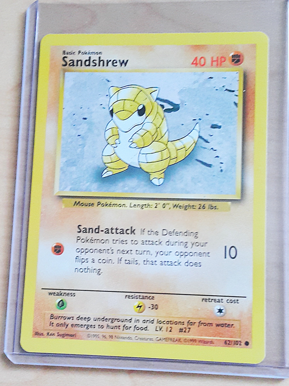 Mint Sandshrew Pokémon TCG